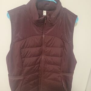 Lululemon Womens Down For It All Burgundy Vest